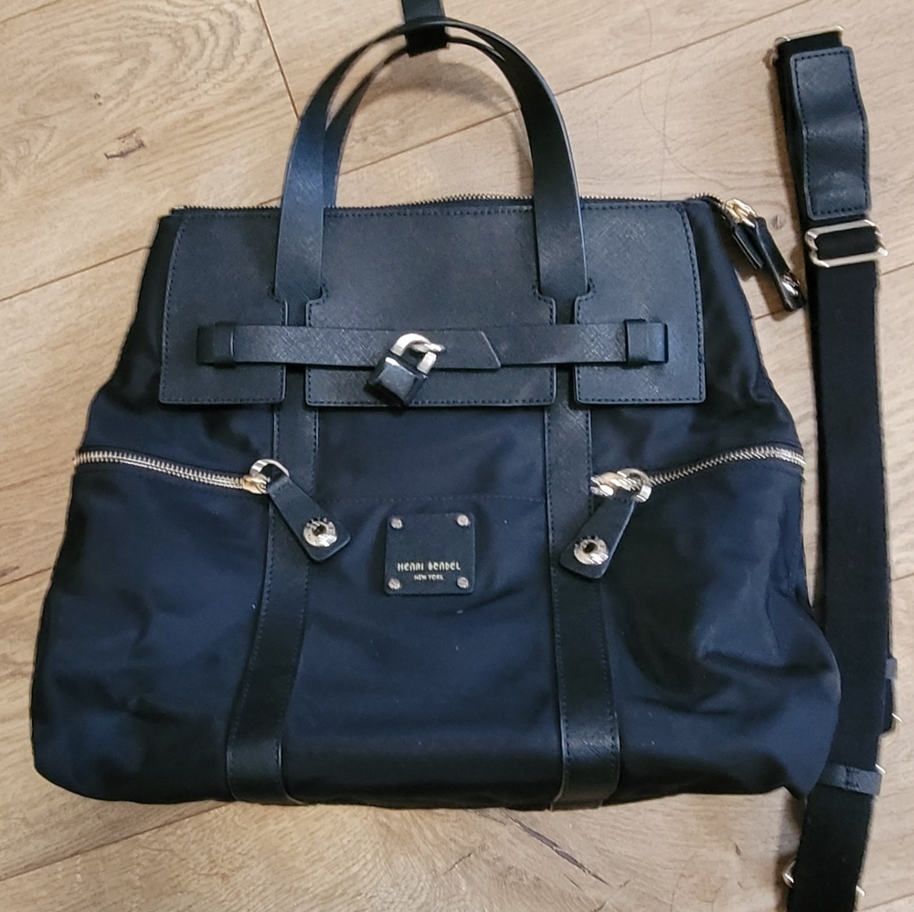 Henri Bendel Jetsetter Backpack Black